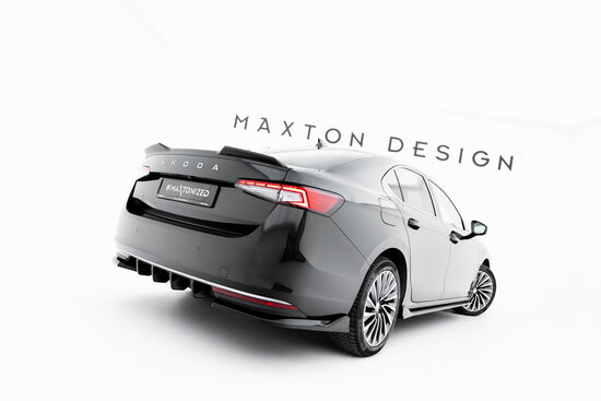 Maxton Design Skoda Superb Mk4 3D Achterklep Spoiler Extention 
