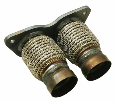 Flexibel Uitlaat Lasdeel Reparatie Voorzijde Geschikt Voor Bmw 1 Serie E81 E87 E88 N43 Motor
