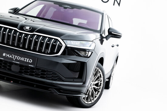 Maxton Design Skoda Kodiaq MK2 Splitter Voorspoiler Spoiler Versie 1