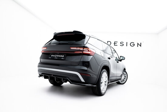 Maxton Design Skoda Kodiaq MK2 Rear Splitter Vertical Bar Versie 1