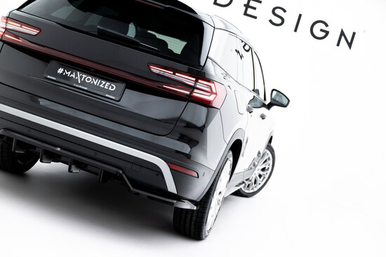 Maxton Design Skoda Kodiaq MK2 Rear Splitter Vertical Bar Versie 1