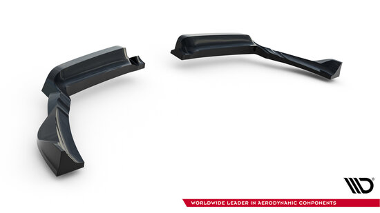 Maxton Design Porsche 718 Cayman GTS 982C Rear Splitter Vertical Bar Versie 1
