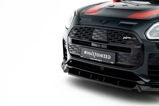 Maxton Design Mini Countryman JCW U25 Splitter Voorspoiler Spoiler Versie 1