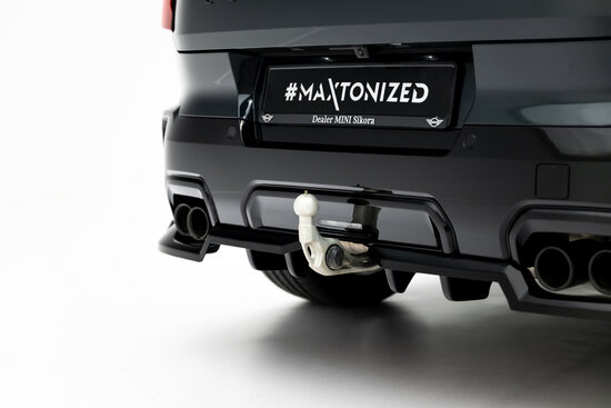 Maxton Design Mini Countryman JCW U25 Rear Splitter Vertical Bar Versie 1