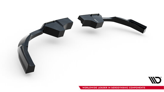 Maxton Design Mini Countryman JCW U25 Rear Splitter Vertical Bar Versie 1