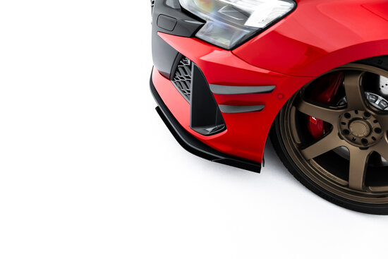 Maxton Design Audi RS3 Sedan 8Y Facelift Splitter Spoiler Pro Street + Flaps
