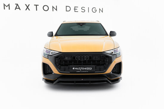 Maxton Design Audi Q8 Facelift Voorspoiler Spoiler Splitter Versie 1