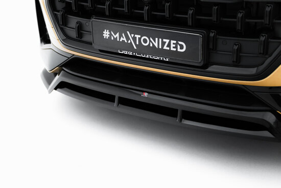 Maxton Design Audi Q8 Facelift Voorspoiler Spoiler Splitter Versie 1