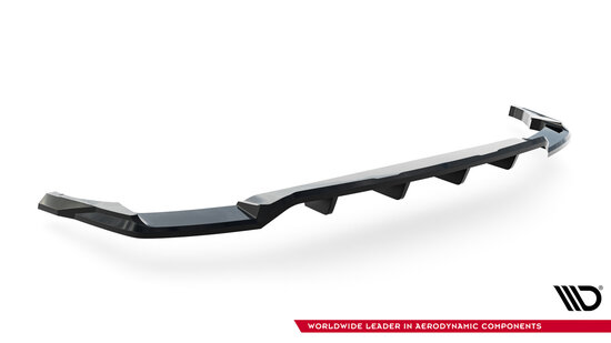 Maxton Design Audi Q8 Facelift Rear Splitter Vertical Bar Versie 1