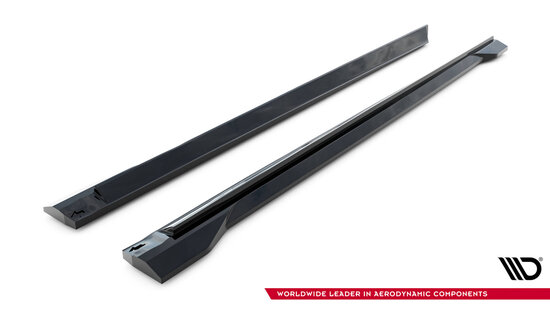 Maxton Design Audi SQ7 / Q7 S Line Facelift 2 Sideskirt Diffuser Versie 1