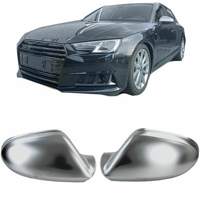 Spiegel Spiegelkappen Geschikt Voor Audi A6 C7 G4  Mat Chrome 