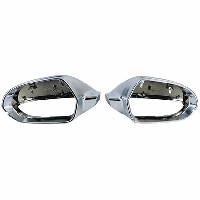 Spiegel Spiegelkappen Geschikt Voor Audi A6 C7 G4  Mat Chrome 
