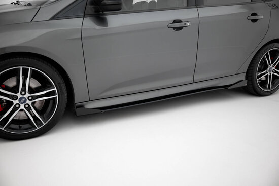 Maxton Design Ford Focus ST MK3 Facelift Side Skirts Diffusers Pro Street + Flaps