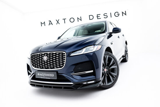 Maxton Design Jaguar F Pace R Sport MK1 Facelift Splitter Voorspoiler Spoiler Versie 1