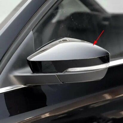 Spiegelkappen Hoogglans Zwart Voor Skoda Octavia Mk3 2014&ndash;2017 &ndash; RS Look Set (Pre-Facelift)