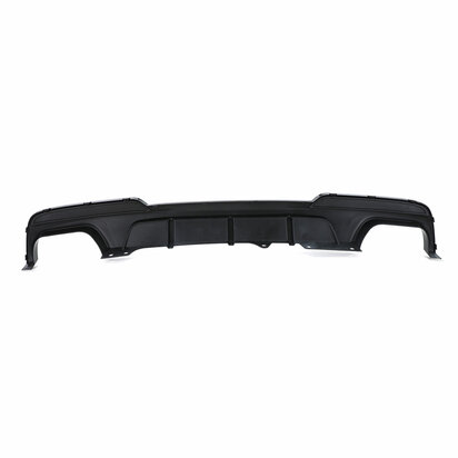 Diffuser Glans Zwart + Chrome Uitlaat Sierstuk Voor Bmw 5 Serie F10 F11 520 523 525 528 530  M Pakket