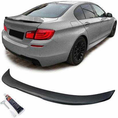 Achterklep Ducktale Spoiler Passend Voor Bmw 5 Serie F10  Carbon Look