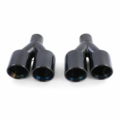  X Sport Uitlaat Sierstuk Zwart Voor Bmw 5 Serie BMW F10 F11 6 Serie F12 F13