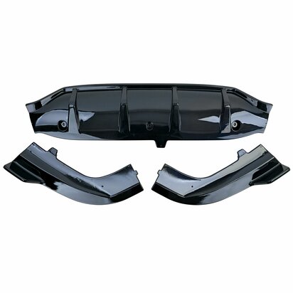 Diffuser-Mercedes-GLC-X254-C254-AMG-Pack-Hoogglans-Zwart-