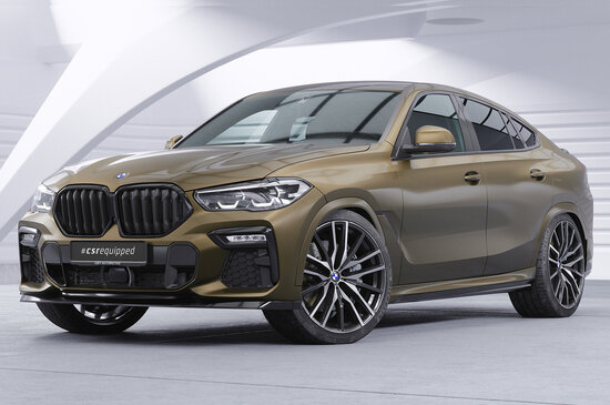 Splitter-Spoiler-BMW X6 G06 M Pack / M50i CSL589