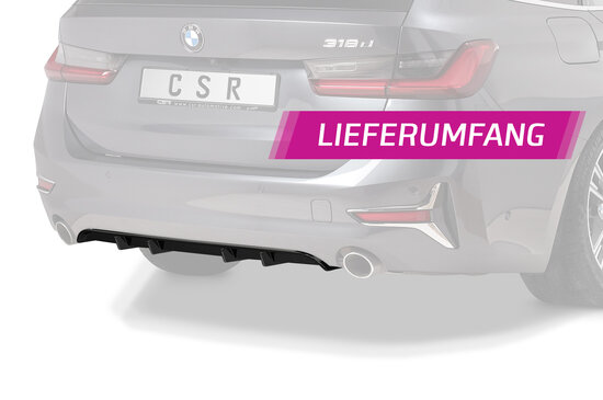 CSR-Automotive-Rear-Diffuser-BMW 3 Serie Limousine / Touring (G20/G21) HA278