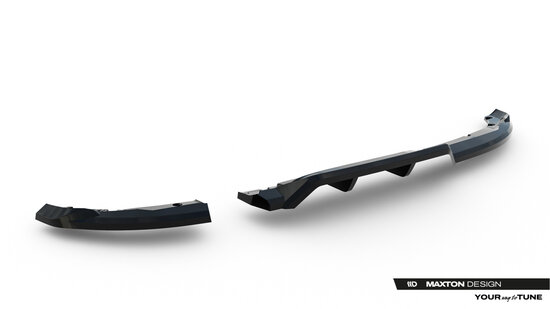 Maxton Design Renault Clio Mk5 Facelift Centre Diffuser Vertical Bar Versie 1