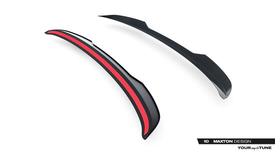 Maxton Design BMW 3 serie F31 Touring M Pack Facelift Achterklep Spoiler Cap Upper Extention Versie 1