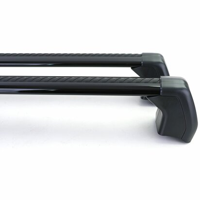 Dakdragers Voor Land Rover Defender 90 L663 Zwart Aluminium Afsluitbaar 2-deli