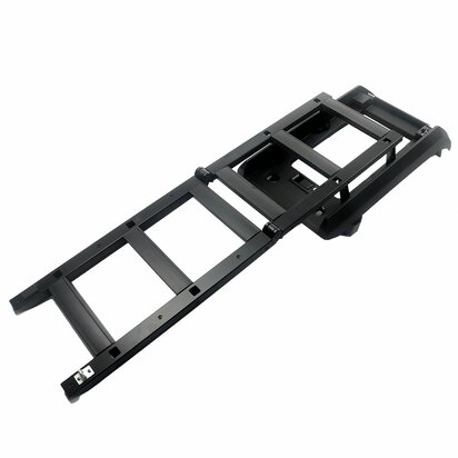 Uitschuifbare Dakladder Voor Land Rover Defender 90/110 L663 Max. 150 kg Zwart AluUitschuifbare Dakladder Voor Land Rover Defen