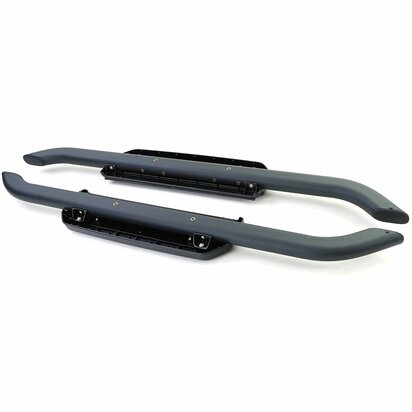 Aluminium Treeplanken Voor Land Rover Defender L663 90 Zwart Sidebars