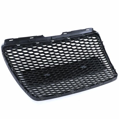 Audi A6 C6/4F Facelift voorgrill zonder embleem hoogglans zwart
