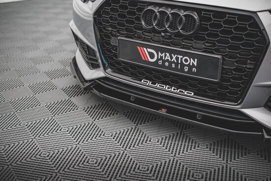 Maxton Design Audi A4 B9 S Line Versie 3 Voorspoiler spoiler Splitter Lip