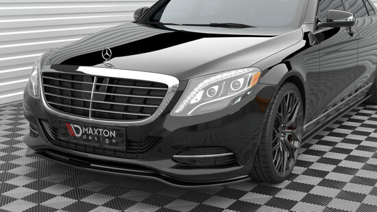 Maxton-Design-Mercedes-S-Klasse-W222-Standaard-Voorspoiler-Spoiler-Splitter-Versie-