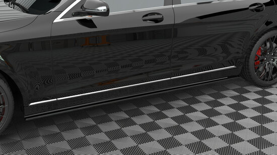 Maxton Design Mercedes S Klasse W222 Lang Standaard Sideskirt Diffusers Versie 1
