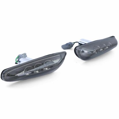 LED Zijknipperlichten Smoke Zwart Voor BMW E46 E60 E61 X3 E83 Plug & Play