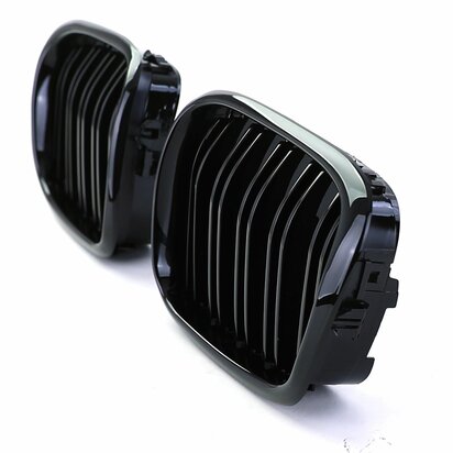 bmw-5-Serie-Grill-Nieren-e39-dubbelspijl-performance-grill-zwart-glans