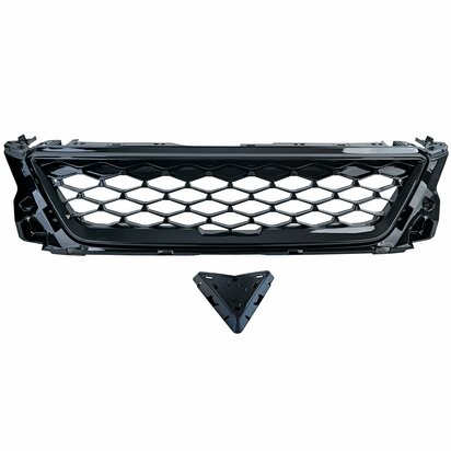 Sport Grill Voor Seat Ibiza 6F / KJ Honingraat Zwart