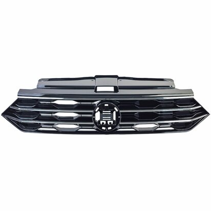 Volkswagen-T-Roc-troc-grill-zwart-chrome-lijst-R-Line-Look