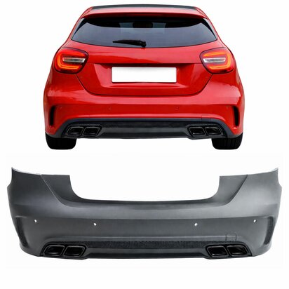 Mercedes-A-Klasse-W176-Achterbumper-Amg-Look
