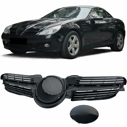 Mercedes-SLK-R171-Sport-Grill-Mat-Zwart