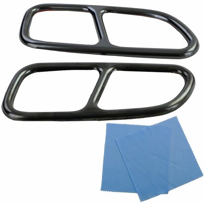 Mercedes-SLK-R171-Uitlaatsierstuk-Zwart