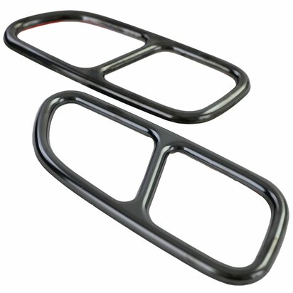 Mercedes-SLK-R171-Uitlaatsierstuk-Zwart