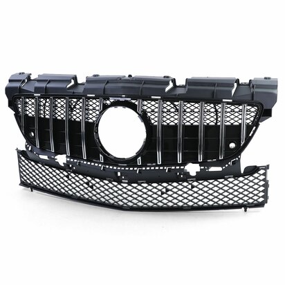 MercedesSLK-R172-Sport-Grill-Glans-Zwart-Chrome-Panamericana-Amg-Gt