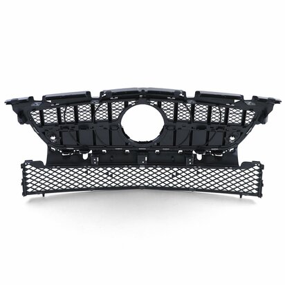 MercedesSLK-R172-Sport-Grill-Glans-Zwart-Chrome-Panamericana-Amg-Gt