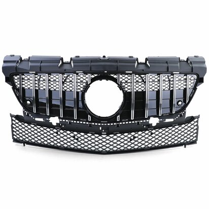 MercedesSLK-R172-Sport-Grill-Glans-Zwart-Chrome-Panamericana-Amg-Gt