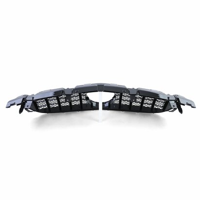 Mercedes-SCL-R172-Sport-Grill-Glans-Zwart-Chrome-Bies-Panamericana-Amg-Gt