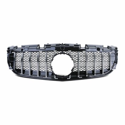 Mercedes-SCL-R172-Sport-Grill-Glans-Zwart-Chrome-Bies-Panamericana-Amg-Gt