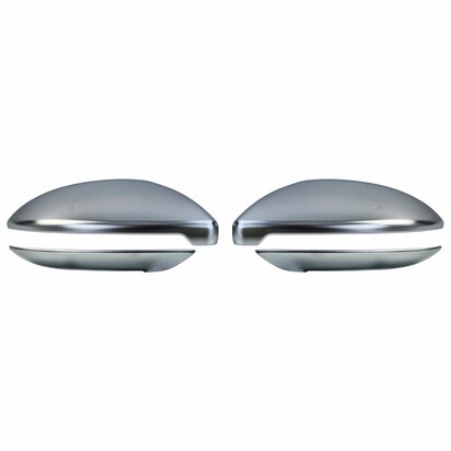 VW-Golf-7-Spiegelkappen-Mat-Aluminium-Plak