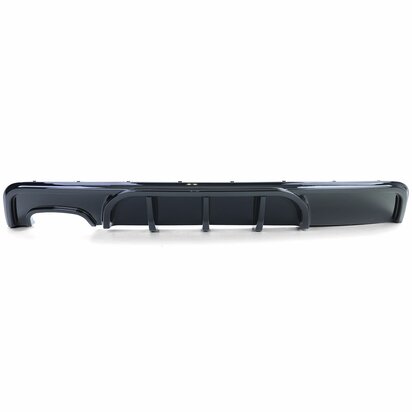 BMW-1-Serie-E82-E88-Achterbumper-Diffuser-Glans-Zwart