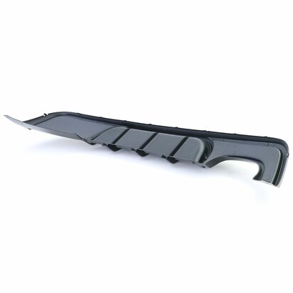 BMW-1-Serie-E82-E88-Achterbumper-Diffuser-Glans-Zwart